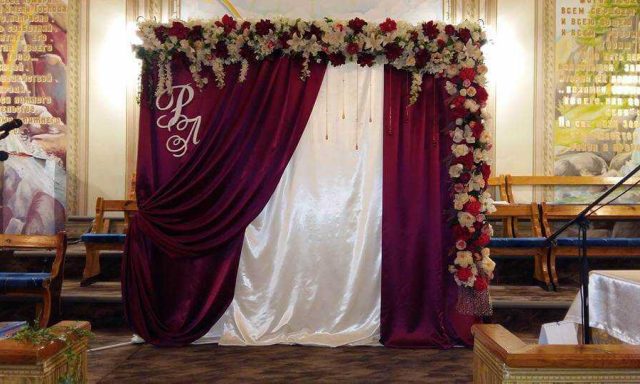 Оформление зала для свадеб и других торжеств
